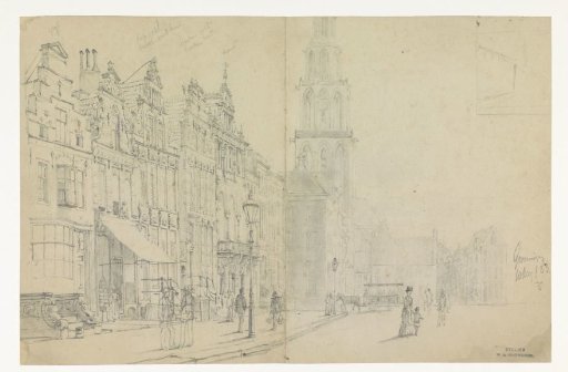 View of the Grote Markt in Groningen