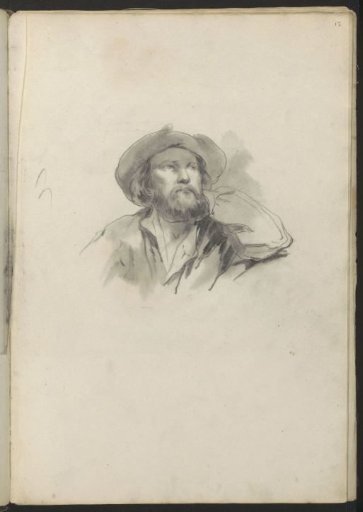 Man with a Beard and Hat