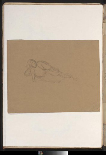 Reclining man with a nightcap