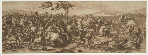 Constantine the Great defeats the tyrant Maxentius