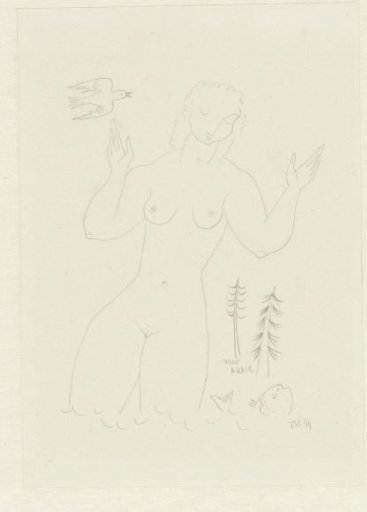 Bathing woman