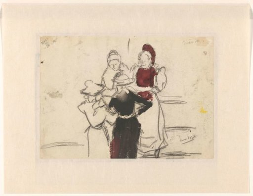 Group of four women and girls