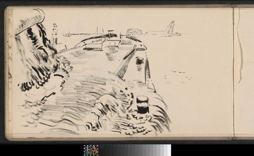 Dredging of a canal