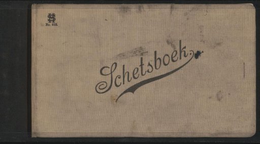 Sketchbook with 19 leaves