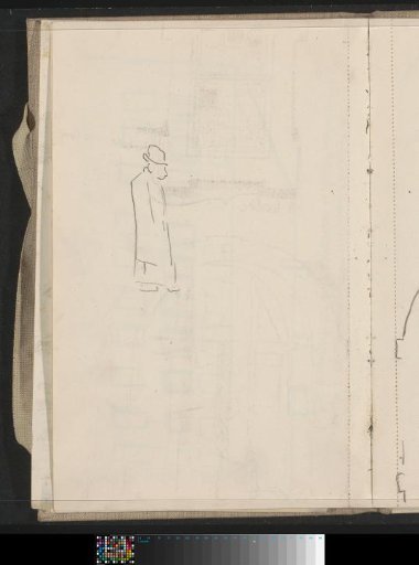 Man with a Hat in a Long Coat