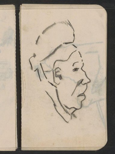 Head of a Woman with Hat