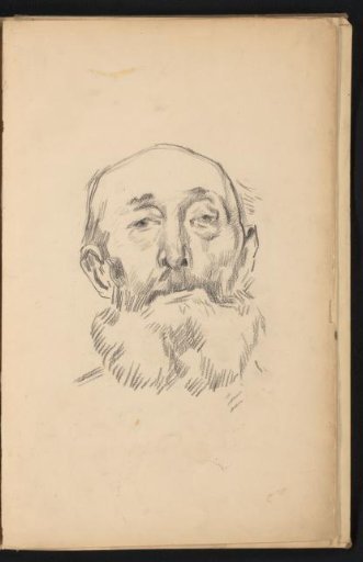 Portrait of a bald man with a beard