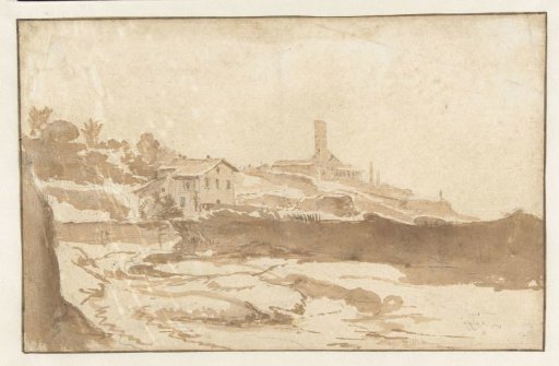 View of the Church of San Gregorio al Celio in Rome
