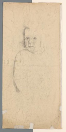 Head and upper body of a child