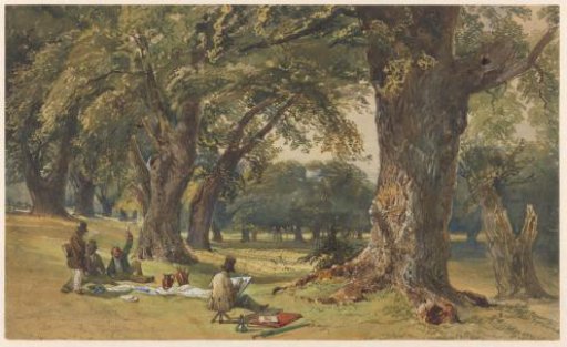 Landscape with Four Artists