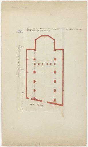 Ground-plan of the Sint-Petruskerk, 's-Hertogenbosch
