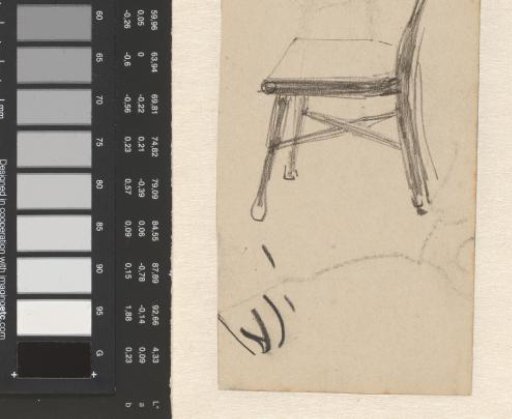 Two sketches for a chair