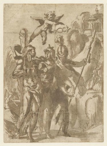 Hercules and Scipio Guided by Minerva on the Path of Virtue