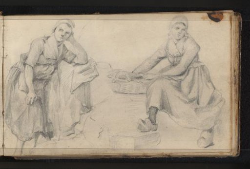 Two Seated Peasant Women