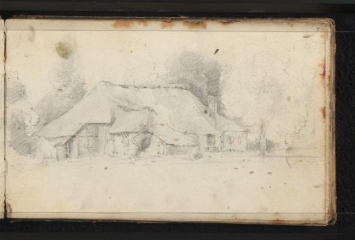 Farmhouse surrounded by trees