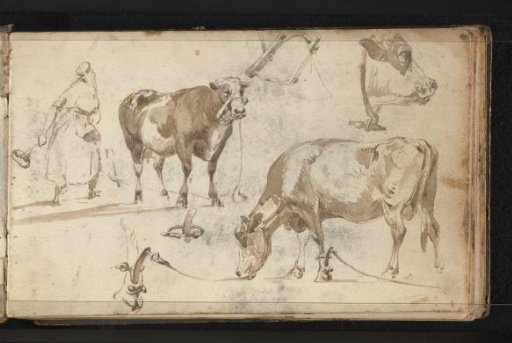 Cattle and a Peasant Woman