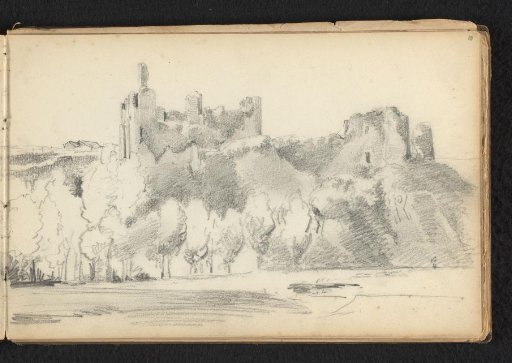 Landscape with ruin