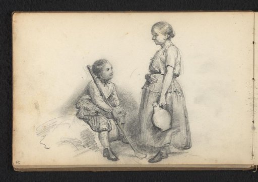 Two children