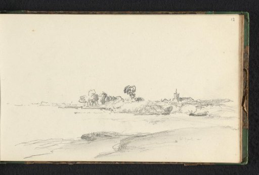 Landscape with Trees and Church by the Water
