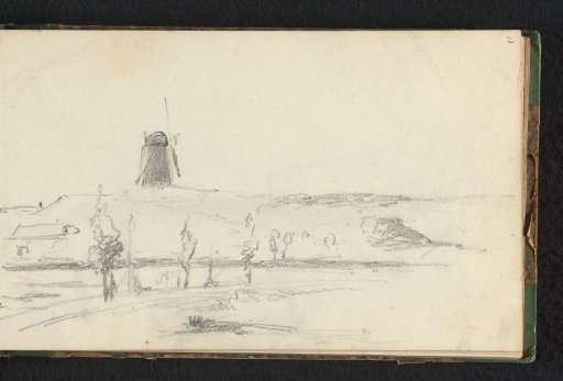 Landscape with a windmill