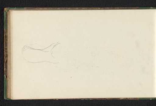 Portrait of an unknown woman in profile