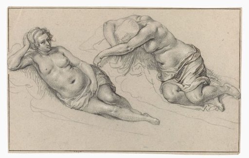Two Studies of a Nude Woman