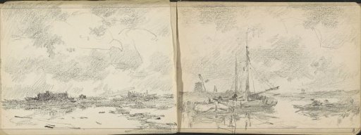 Sailing and rowing boats on the water