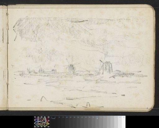 Landscape with mills