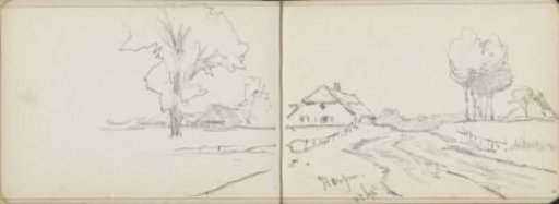 Landscape with a farmhouse at Herpen