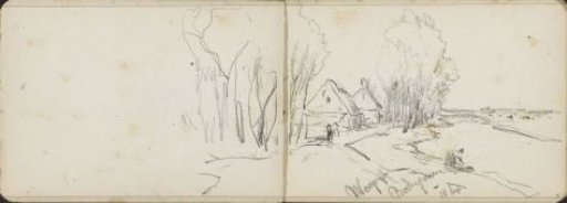 Houses on a dike at Bodegraven