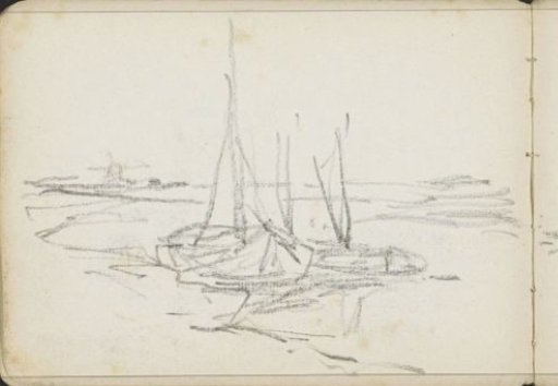 Sailing boats at a waterside