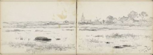 Heath landscape with a view of Leende