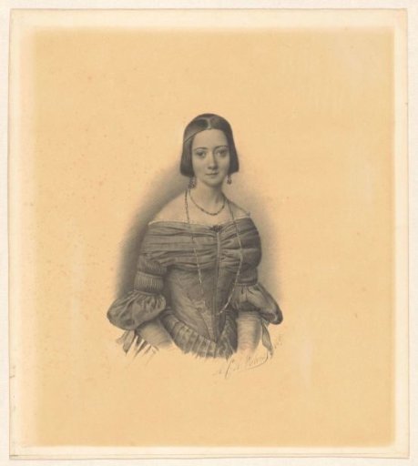 Portrait of Antoinette Marie Henriette Jeanne Reigersman, Wife of Jonkheer Mr Pieter van den Brandeler