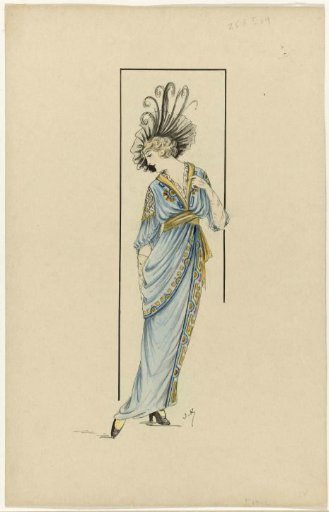 Woman in a Blue Dress, 1913-1914