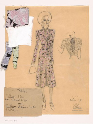 Maggy Rouff: Suit with blouse - Afternoon dress suit