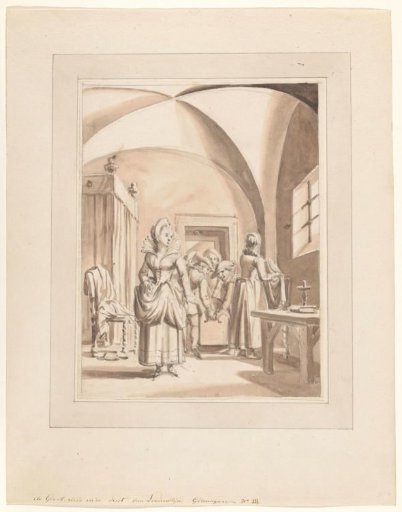 Hugo de Groot Carried Out of Loevestein in a Book Chest