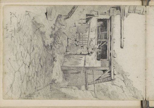 House at the foot of a mountain in Klausen in Tyrol