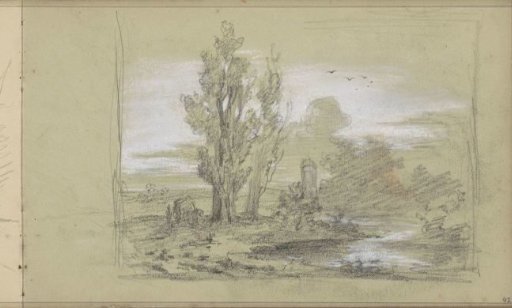 Landscape with a tower