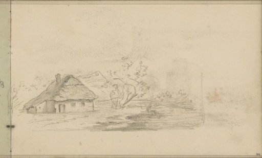 Farmhouse with a thatched roof