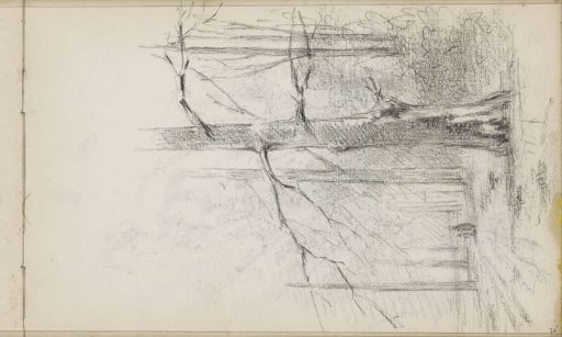 Figures on a tree-lined avenue