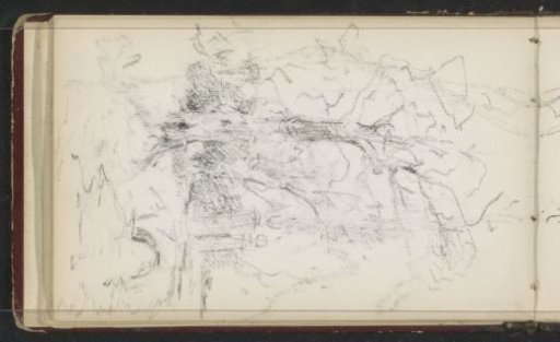 Landscape with trees and a bridge