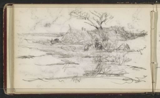 Landscape with a farm