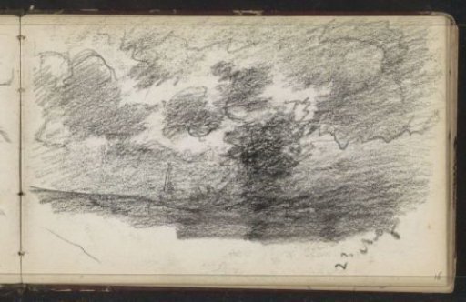 Cloudy sky above a landscape