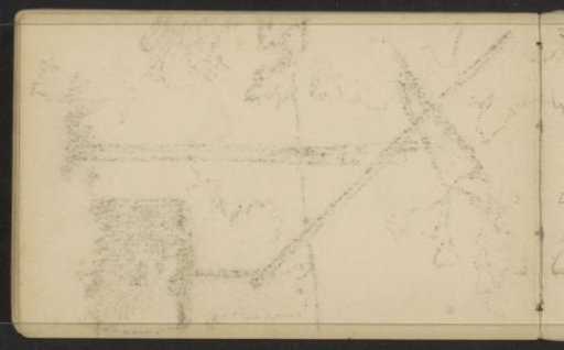Rubbing of the chalk drawing on sheet 14 recto