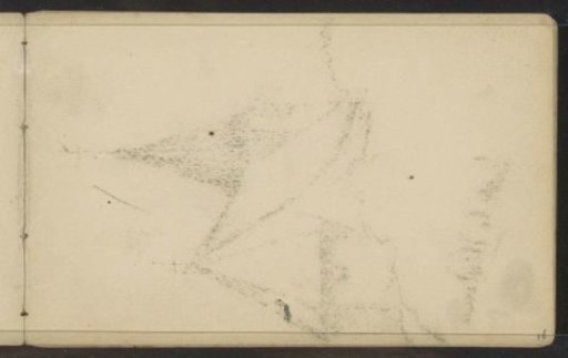 Rubbing of the chalk drawing on sheet 15 verso