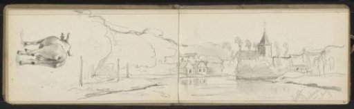 Vreeland from the Vecht and a cow