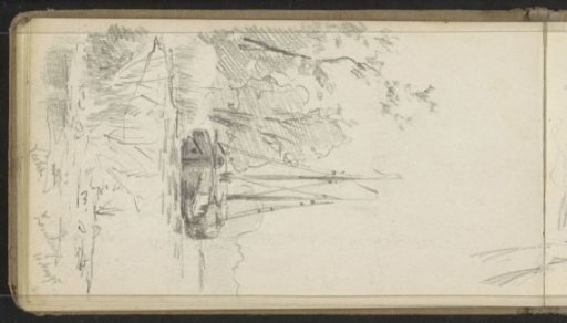 Sailing boat on the Vecht