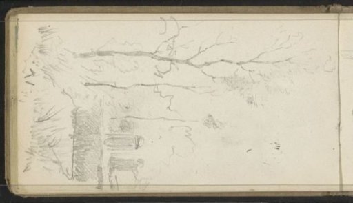 Landscape with two poles