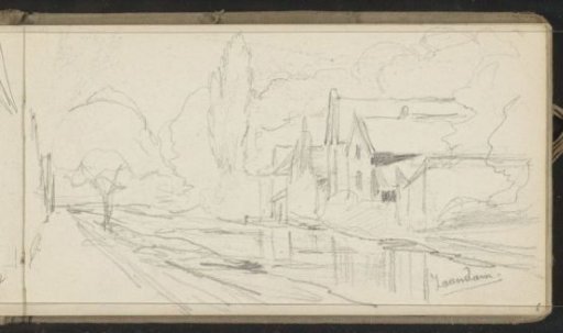 Houses on the water at Zaandam