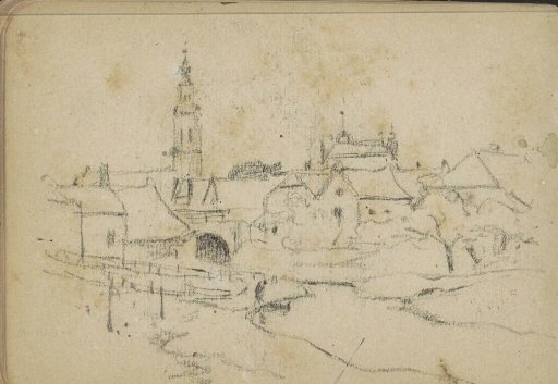 City View with Church Tower